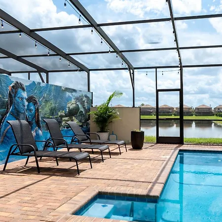 Modern 5Br Twnhome W Private Pool Near Disney 358